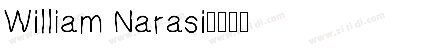 William Narasi字体转换